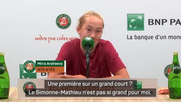 Roland-Garros - Andreeva : "Mon rêve ? Djokovic a 22 Grands Chelems, donc je veux aller jusqu'à 25"