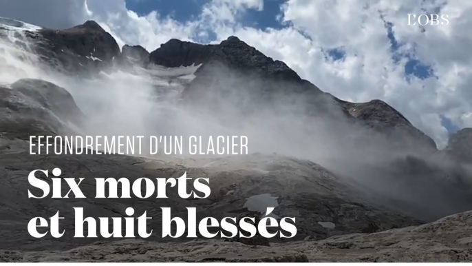 Un glacier s'effondre dans les Alpes italiennes, fragilisé par le réchauffement climatique