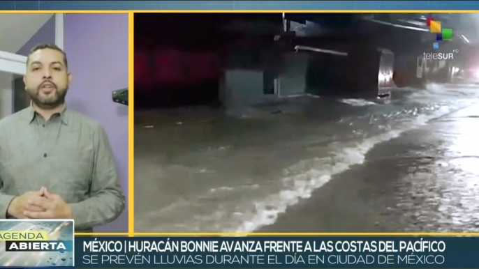 Huracán Bonnie avanza por costas mexicanas