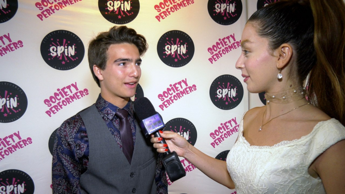 Elias Harger Interview "SPiN 2022 Nationals Celebrity Awards Night Gala" Red Carpet in Los Angeles