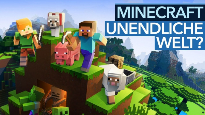 Ist die Welt von Minecraft unendlich groß und rund? Antworten auf die 7 kuriosesten Minecraft-Fragen