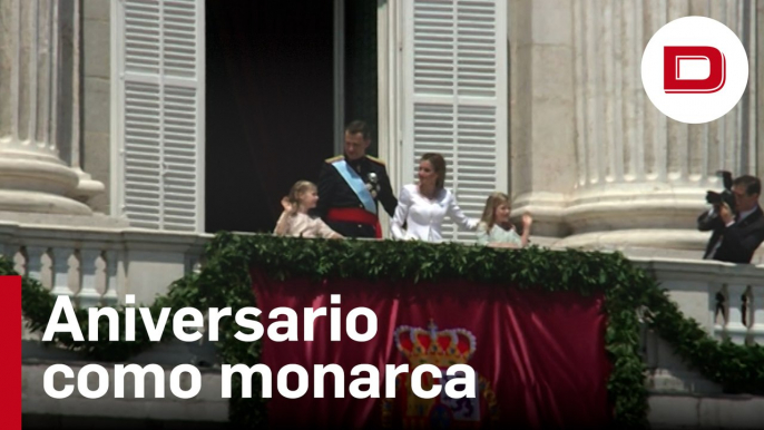 El Rey Felipe VI celebra su octavo aniversario como monarca