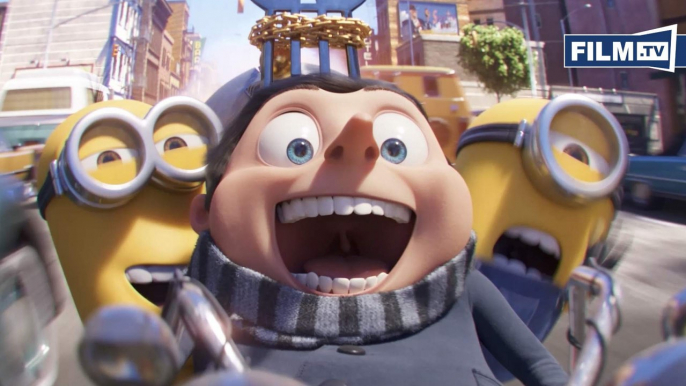 Gru und die Minions fliehen vor den fiesen 6 - Exklusiver Clip aus „Minions - Auf der Suche nach dem Mini-Boss“