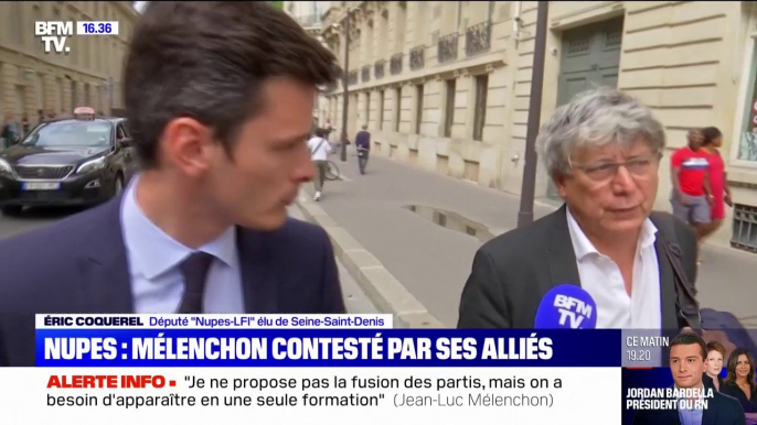 La Nupes à l'Assemblée nationale: former un groupe unique "aurait été beaucoup plus simple", déclare Éric Coquerel