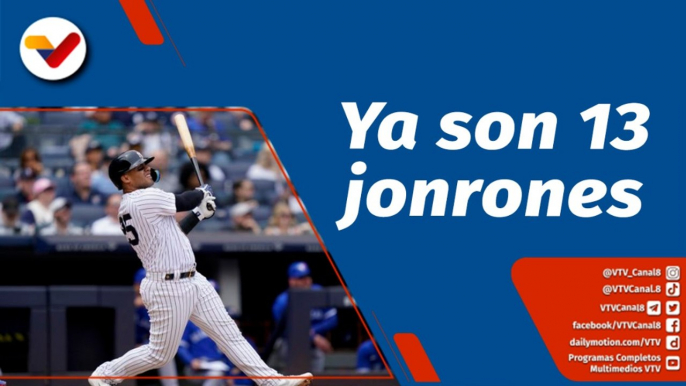 Deportes VTV | Gleyber Torres despachó su jonrón 13 de la temporada en las Grandes Ligas