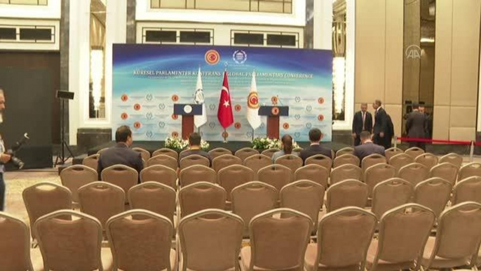 TBMM Başkanı Şentop, Küresel Parlamenter Göç Konferansı'nda basın toplantısı düzenledi