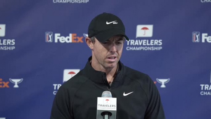 GOLF: PGA Tour: Travelers Championship Rory McIlroy news conference