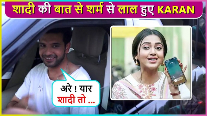 Karan Kundrra Blushes As Paps Ask Him To Get Married Soon | #TejRan