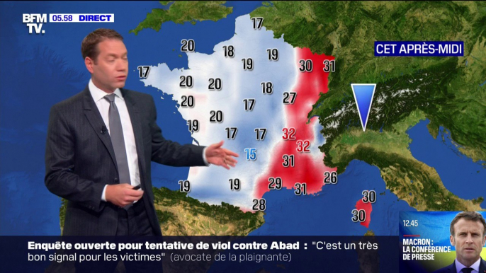 La chaleur s'en va excepté sur l'Est du pays, où des orages sont attendus ce jeudi soir