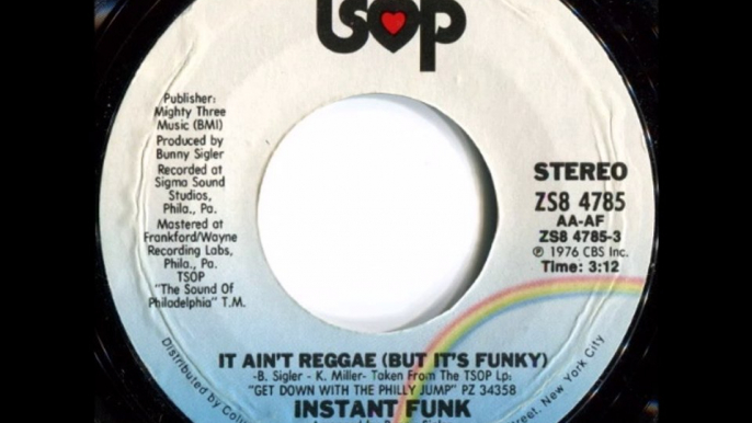 A FLG Maurepas upload - Instant Funk - It Ain't Reggae (But It's Funky) - Soul Funk