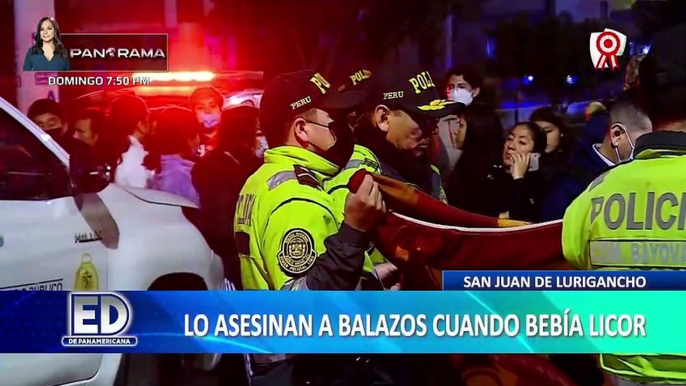 SJL: Asesinan a balazos a hombre con antecedentes policiales