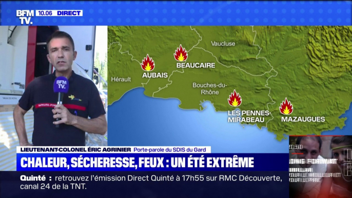 Incendie dans le Gard: le pompier gravement blessé est toujours hospitalisé au sein du service des grands brûlés, mais son pronostic vital n'est pas engagé