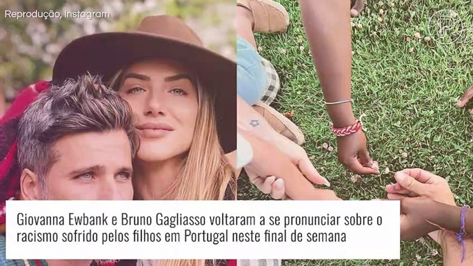 Giovanna Ewbank e Bruno Gagliasso expõem dor após filhos serem vítimas de racismo: 'Mais que um soco