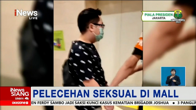 Detik-Detik Penangkapan Pelaku Pelecehan Seksual di Mall di Jakbar #iNewsSiang 03/08