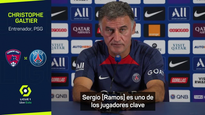 Galtier: "Sergio Ramos es uno de los jugadores clave en el vestuario del PSG"