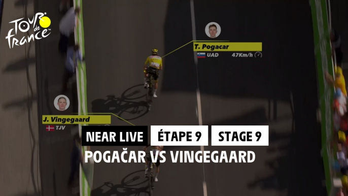 Pogacar vs Vingegaard - Palette Graphique / Pogacar vs Vingegaard - 3D Analysis - Étape 9 / Stage 9 #TDF2022