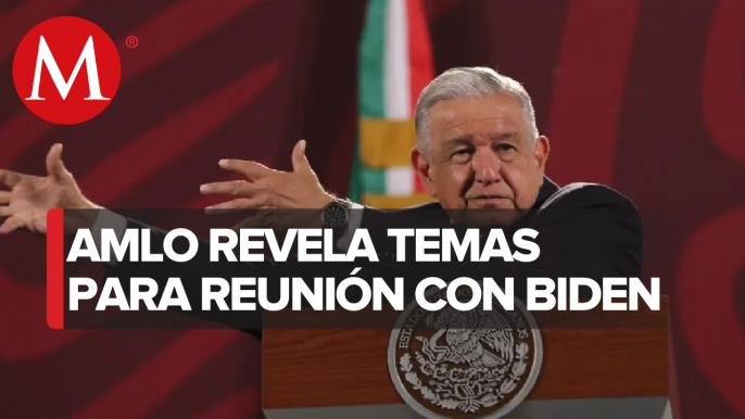 Propósito de reunión con Biden, reafirmar compromiso de trabajar juntos: AMLO