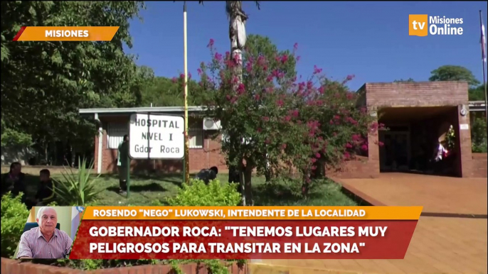 Gobernador Roca: "tenemos lugares muy peligrosos para transitar en la zona"