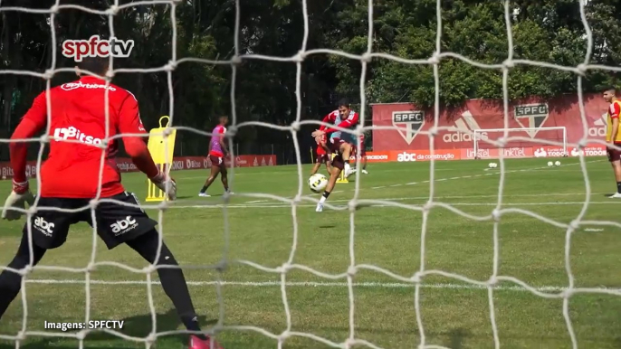 São Paulo faz últimos ajustes para decisão contra o Palmeiras na Copa do Brasil