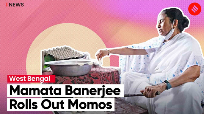 CM Mamata Banerjee Seen Rolling Out Momos In Darjeeling, West Bengal