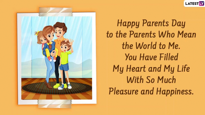 Happy Parents’ Day 2022 Messages: Wishes, Images, Wishes & Heartfelt Quotes To Share on 24 July