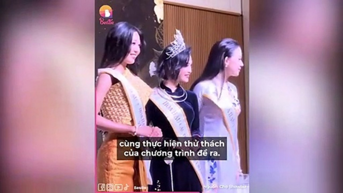 Từng là Học sinh giỏi Quốc Gia, Tân Hoa hậu NÔNG THÚY HẰNG để lộ lỗ hổng kiến thức trầm trọng