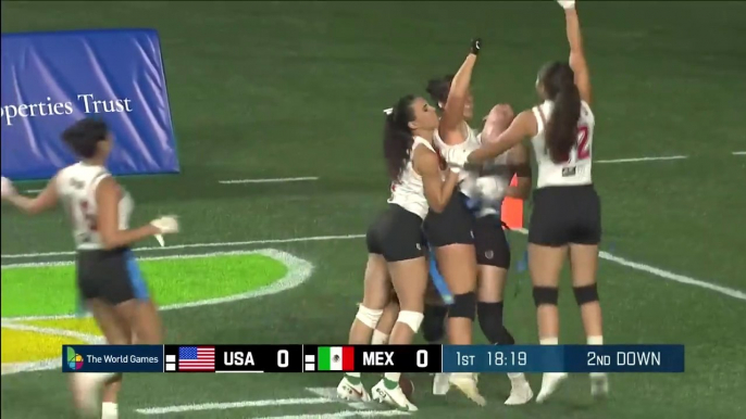 U.S.A. vs. Mexico Women's Flag Football Championship at 2022 World Games Highlights