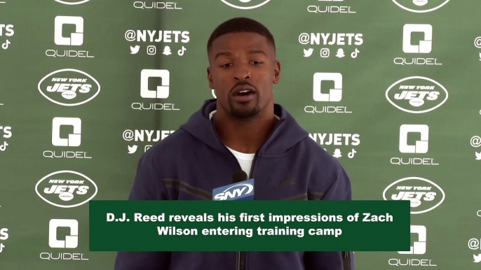 Jets' D.J. Reed Reveals First Impressions of Zach Wilson