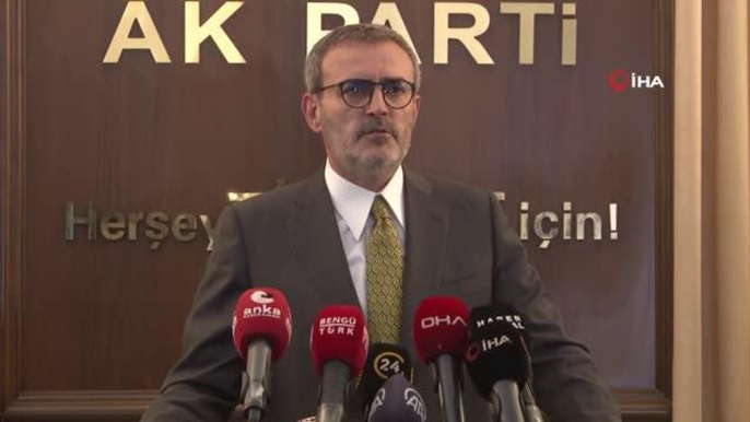 AK Parti Grup Başkanvekili Mahir Ünal: "Bu ülkenin Cumhurbaşkanı ile ilgili konuşurken her şeyden önce hadlerini bilecekler"