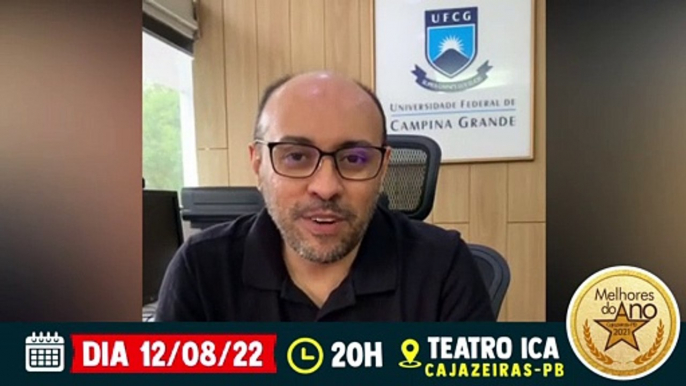 Reitor da UFCG, Antônio Fernandes é o melhor educador em 2021, aponta pesquisa Os Melhores do Ano