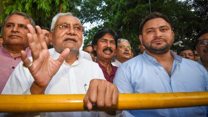 Nitish Kumar to take oath as Bihar CM for 8th time today, BJP plans dharna | Watch