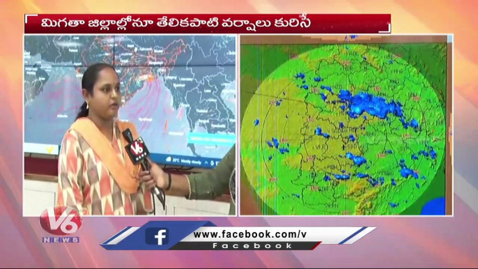 Face To Face With Weather Dept Senior Officer Sravani Over Rain Updates |  Telangana Rains  | V6 News (4)