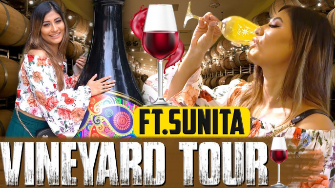 Vineyard Tour ft. Sunita  _ Wine Making And Tasting _ Merry Christmas  _ Sunita Xpress