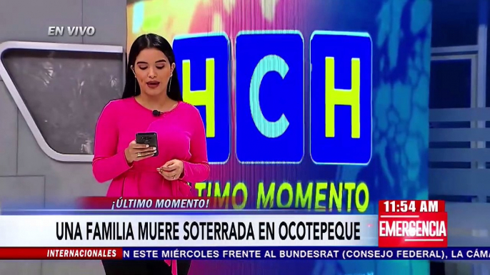 ¡Terrible! Cinco miembros de una familia mueren soterrados en Ocotepeque