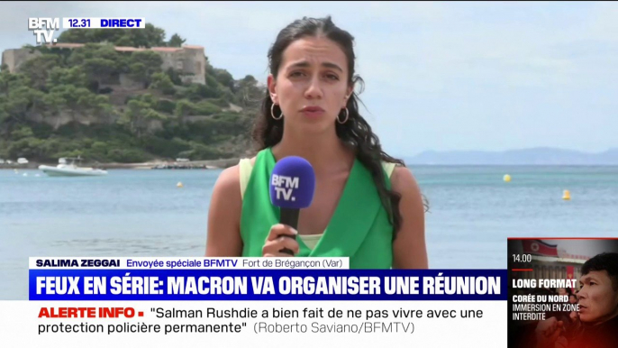 Incendies: Emmanuel Macron va organiser une grande réunion avec les différents acteurs des départements touchés par les feux