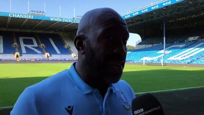 Darren Moore's immediate reaction to Sheffield Wednesday's win