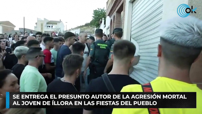 Se entrega el presunto autor de la agresión mortal al joven de Íllora en las fiestas del pueblo