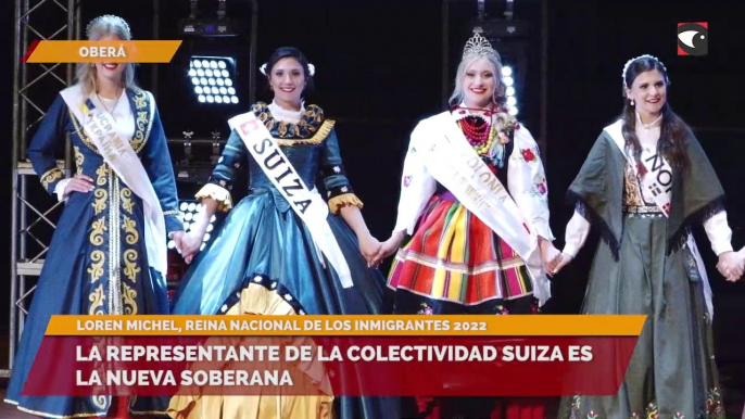 La representante de la colectividad Suiza es la nueva soberana de la Fiesta Nacional del Inmigrante