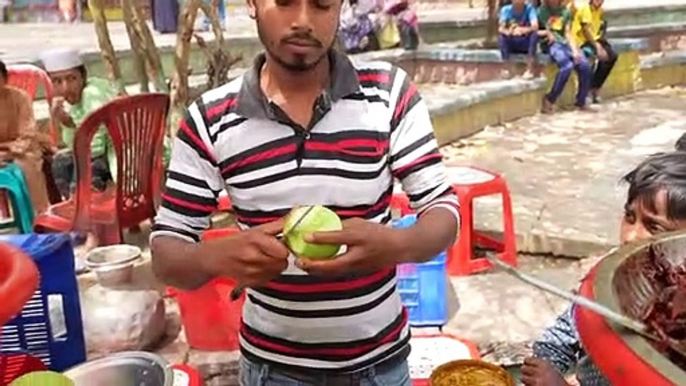 Fastest Fruit Cutting Skills More Than Machine   Bangladesh Street Food