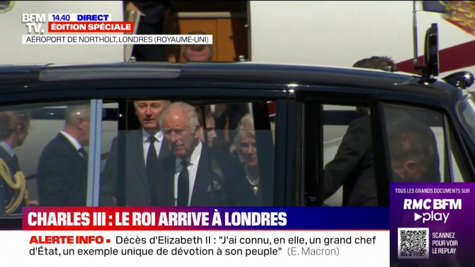 Royaume-Uni: Charles III est arrivé à Londres