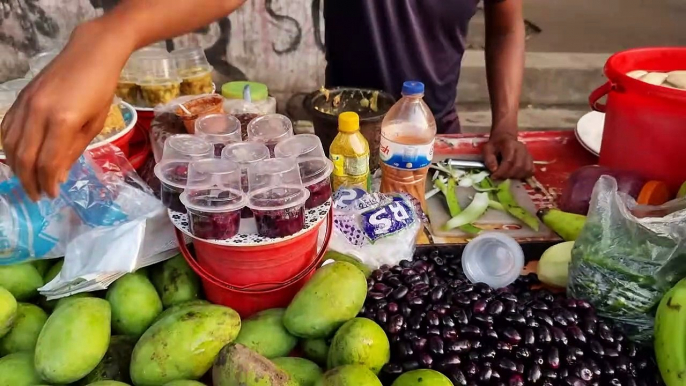 Bangladesh's Special Vorta Making   Yummy Mix Banana Pickles   Bangladeshi Street Food