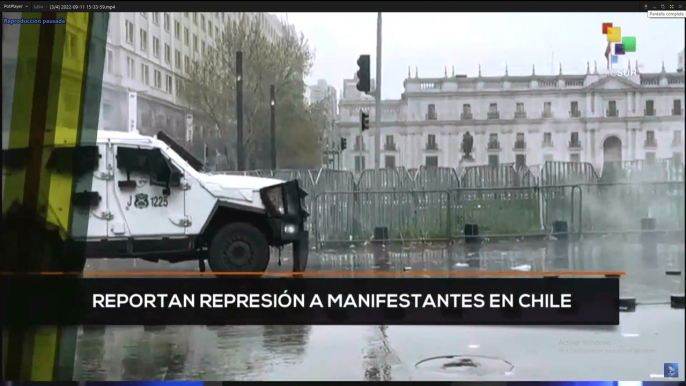 teleSUR Noticias 15:30 11-09: Carabineros reprimen actos de conmemoración