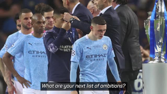 'It's one medal that I'm missing' - Phil Foden wants Champions League crown