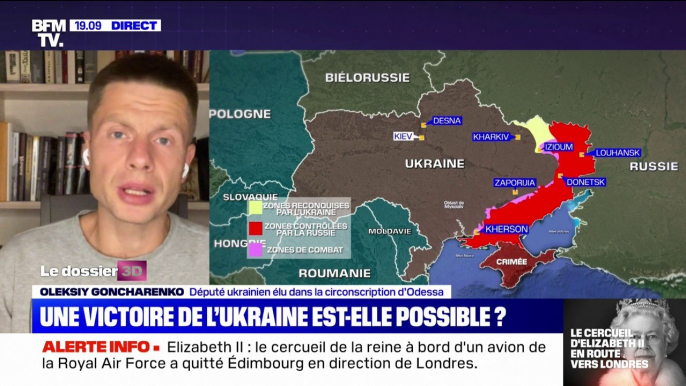 Ukraine: pour ce député d'Odessa, le recul des Russes est "le symbole que l'Ukraine peut gagner cette guerre"