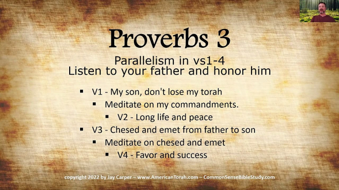 Fathers above and below in Proverbs 3:1-12