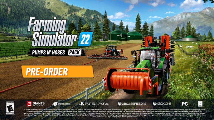 Farming Simulator 22 - Official Pumps N' Hoses Pack Gameplay Trailer