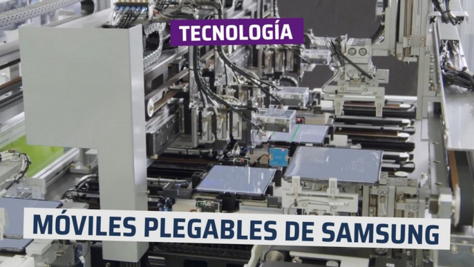 Fabrícación móviles plegables de Samsung