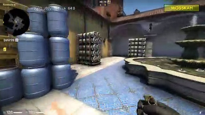 How to Smoke Sandbags on Inferno, option 1 - CSGO