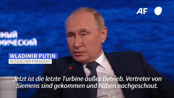 Putin: Russland setzt Energie nicht als "Waffe" ein