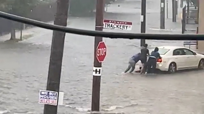 Drenching storms lead to flash flooding in New England